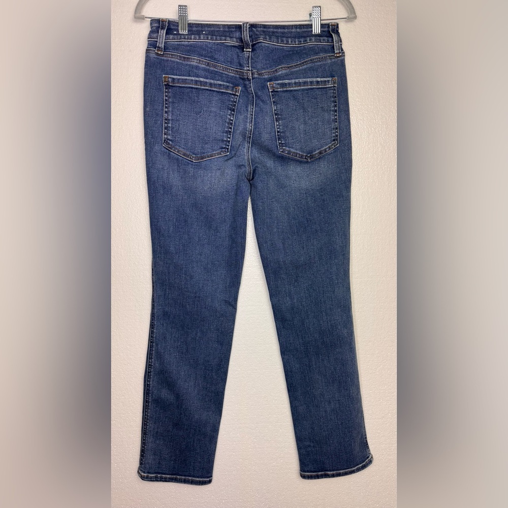 Chicos 2pc jeans bundle size 4 girlfriend slim leg ankle / straight leg ankle - Picture 7 of 13
